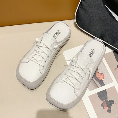 Γυναικείες παντόφλες άνοιξη με κορδόνια