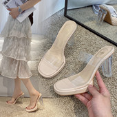 Jauns augsto čību modelis ar caurspīdīgu papēdi - 9 cm vai 11 cm