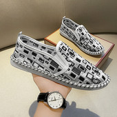 Vīriešu krāsaini mokasīni ar plakanu zoli trīs krāsās