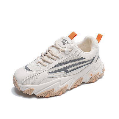 Jauns sieviešu kedu modelis ar šņorēm un raupju zoli - trīs krāsās