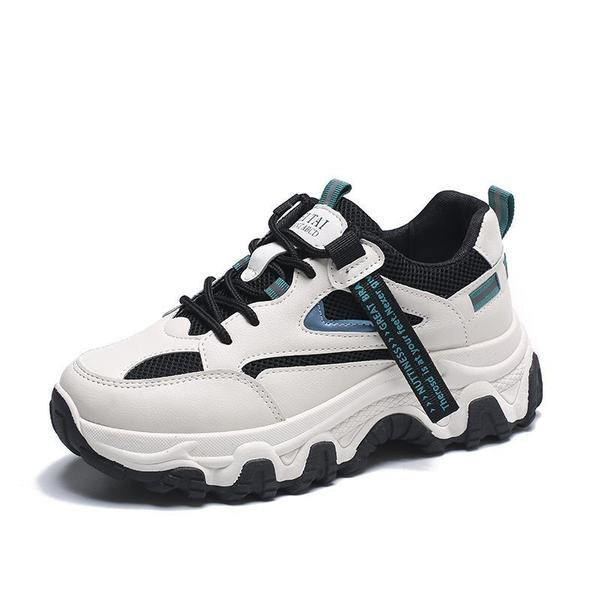 Αθλητικά και casual γυναικεία πάνινα παπούτσια με τραχιά σόλα - δύο χρώματα