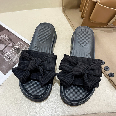 Παντόφλες γυναικείες πλατφόρμας και λουράκι 