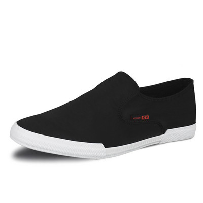 Vīriešu audekla mokasīni - tīrs modelis