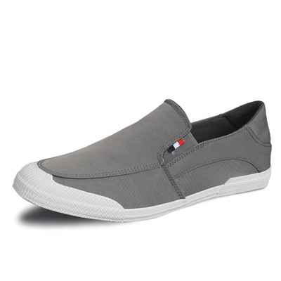 Vīriešu tekstila mokasīni ar plakanu zoli - četrās krāsās