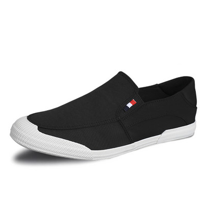 Vīriešu tekstila mokasīni ar plakanu zoli - četrās krāsās