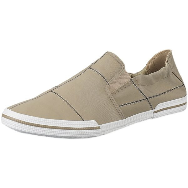 Vīriešu tekstila mokasīni ar plakanu zoli