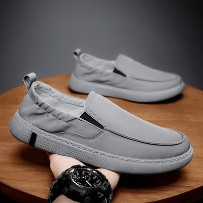 Vīriešu audekla mokasīni ar gumiju