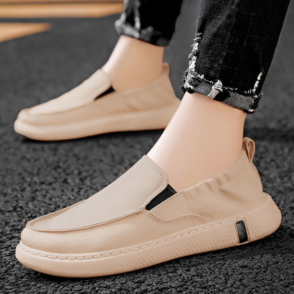 Vīriešu audekla mokasīni ar gumiju