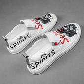 Ikdienas mokasīni ar uzrakstiem - vīriešiem