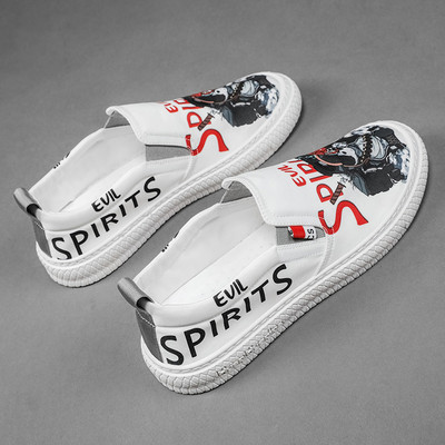 Ikdienas mokasīni ar uzrakstiem - vīriešiem