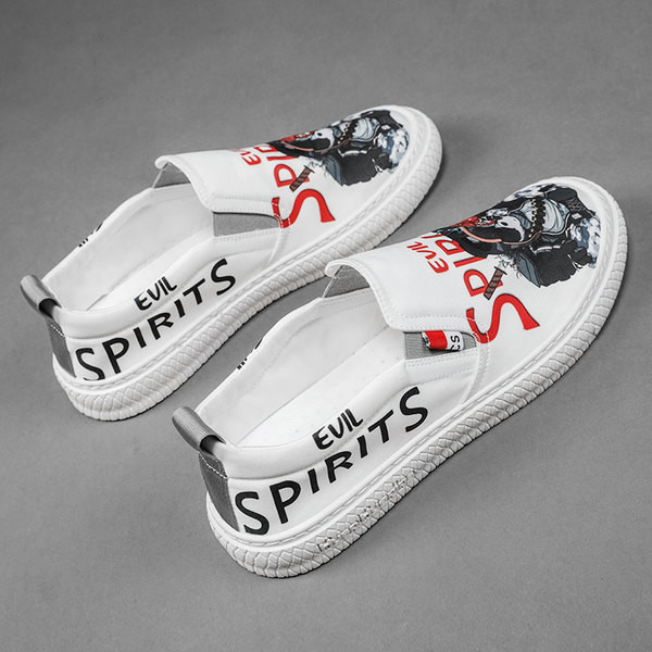 Ikdienas mokasīni ar uzrakstiem - vīriešiem