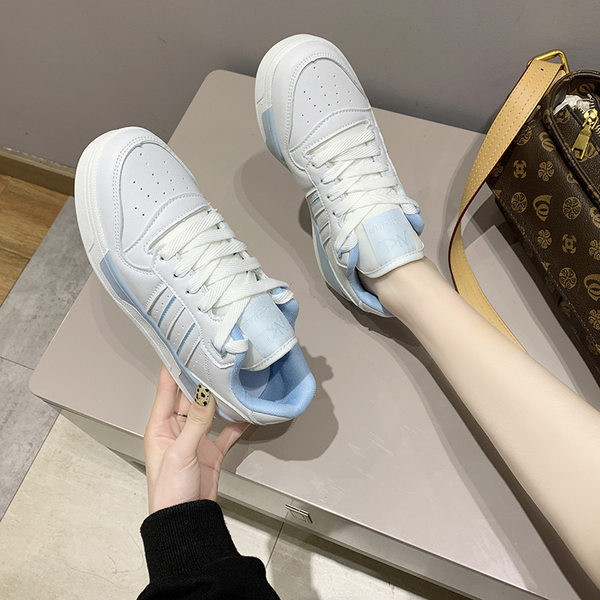 Ikdienas sieviešu kedas no eko ādas ar plakanu zoli - vairākas krāsas