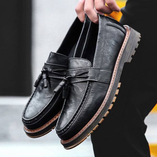 Ανδρικά ανοιξιάτικα έκο δερμάτινα μοκασίνια