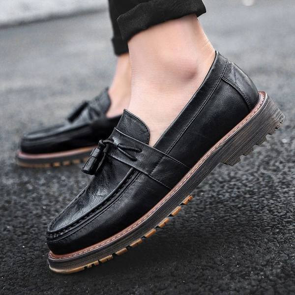 Ανδρικά ανοιξιάτικα έκο δερμάτινα μοκασίνια