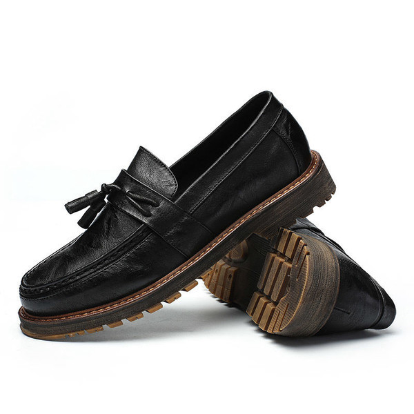 Ανδρικά ανοιξιάτικα έκο δερμάτινα μοκασίνια