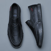 Mocasini din imitatie de piele cu talpa plata - pentru barbati