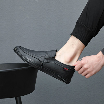 Mocasini din imitatie de piele cu talpa plata - pentru barbati