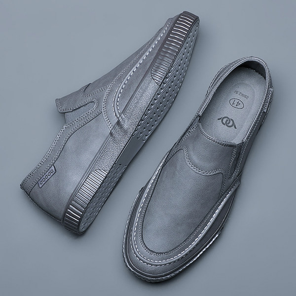 Mocasini din imitatie de piele cu talpa plata - pentru barbati