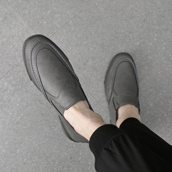 Mocasini din imitatie de piele cu talpa plata - pentru barbati