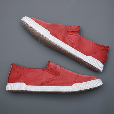 Mocasini din pânză cu talpă plată - pentru bărbați