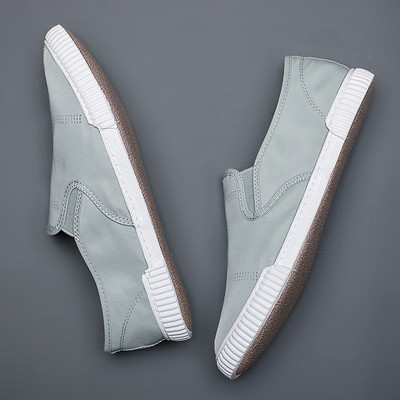 Mocasini din pânză cu talpă plată - pentru bărbați