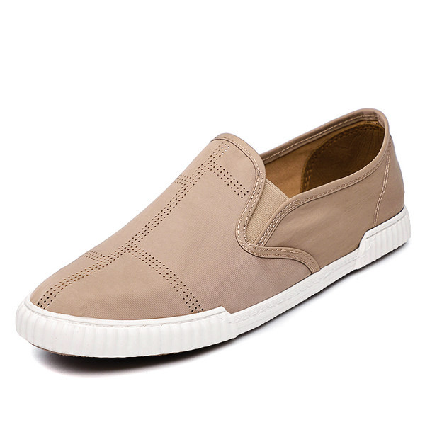 Mocasini din pânză cu talpă plată - pentru bărbați