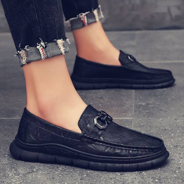 Νέο μοντέλο ανδρικά μοκασίνια με μεταλλική αγκράφα