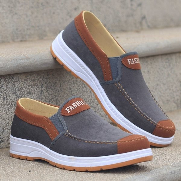 Casual μοκασίνια με επιγραφή για άντρες