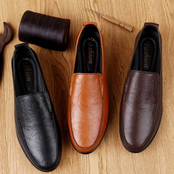 Mocasini moderni pentru barbati din imitatie de piele in mai multe culori