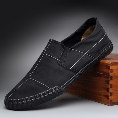 Vīriešu moderni tekstila mokasīni