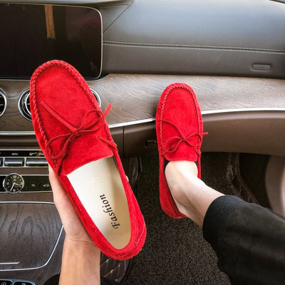 Ikdienas vīriešu mokasīni - ar plakanu zoli vairākās krāsās