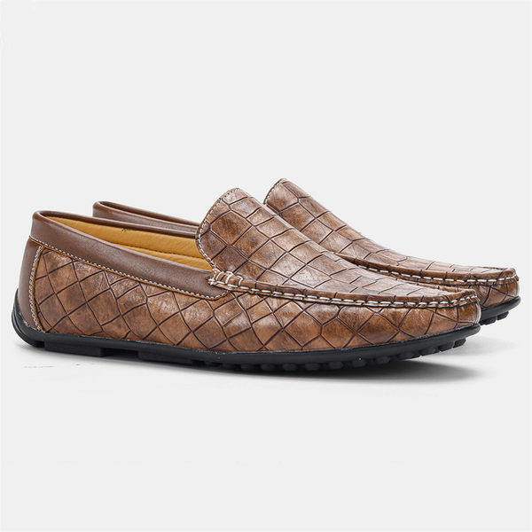 Jauns vīriešu mokasīnu modelis no eko ādas ar ērtu zoli