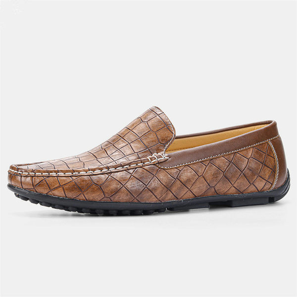 Jauns vīriešu mokasīnu modelis no eko ādas ar ērtu zoli