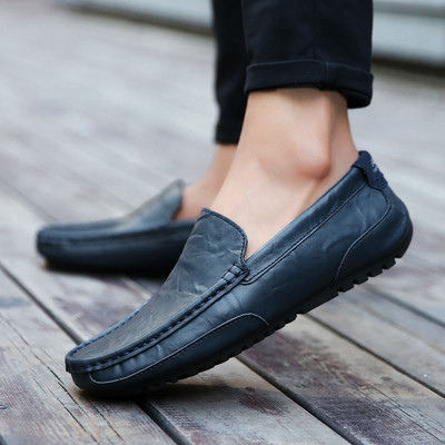 Νέο μοντέλο έκο δερμάτινα μοκασίνια για άνδρες