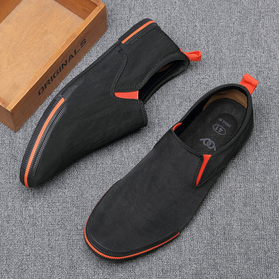 Jauns auduma mokasīnu modelis ar plakanu zoli