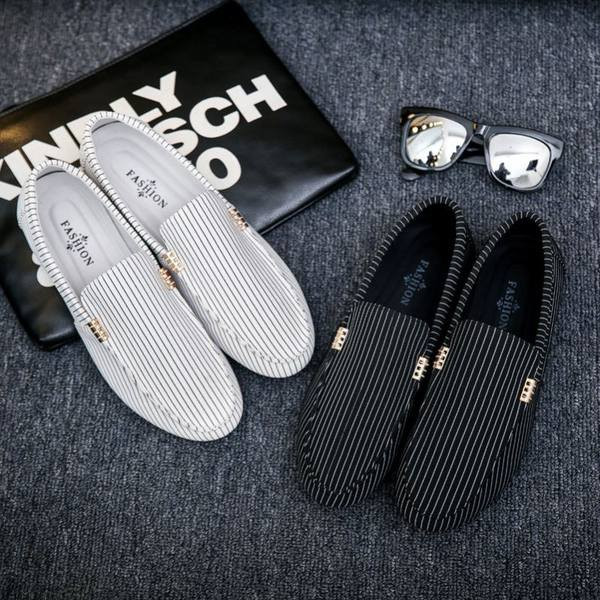 Μοντέρνα ανδρικά καθημερινά μοκασίνια  με επίπεδη σόλα σε διάφορα χρώματα