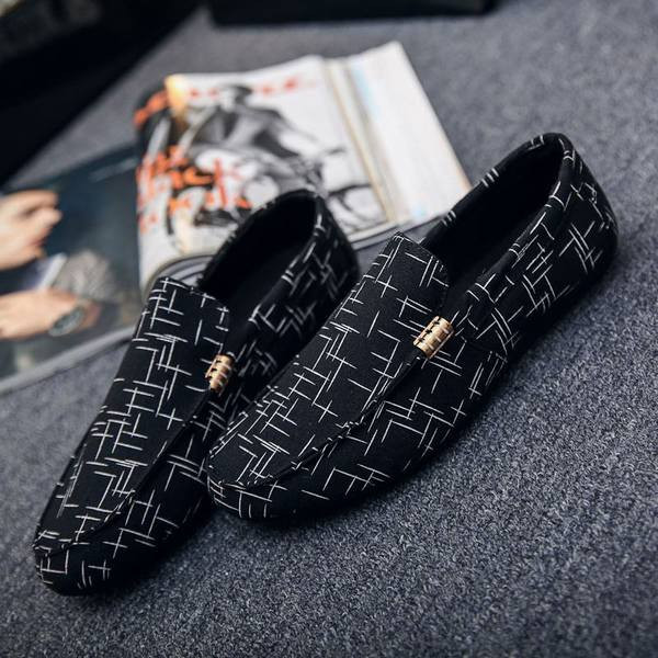 Μοντέρνα ανδρικά καθημερινά μοκασίνια  με επίπεδη σόλα σε διάφορα χρώματα