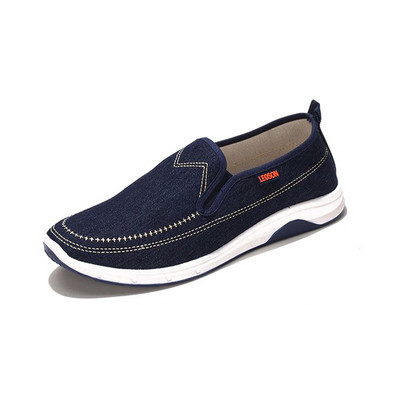 Ikdienas vīriešu džinsa mokasīni ar ērtu zoli