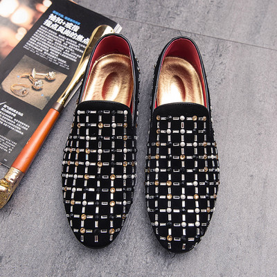 Ikdienas mokasīni no eko zamšādas ar akmeņiem