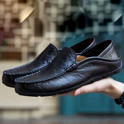 Novi model muških mokasina od umjetne kože sa ravnim đonom