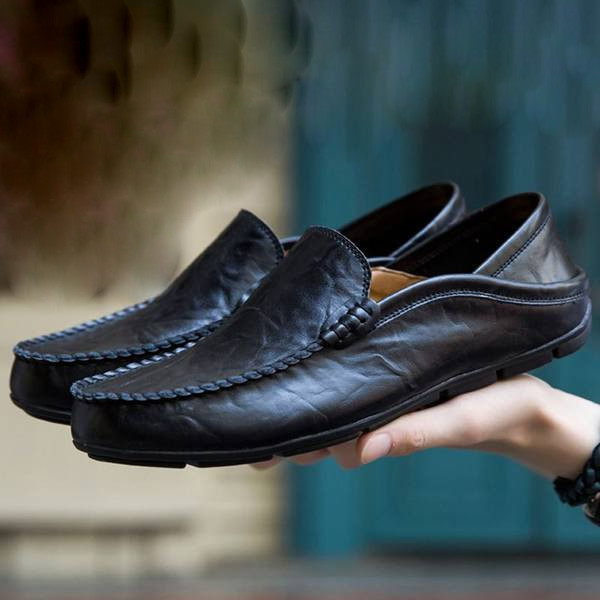 Novi model muških mokasina od umjetne kože sa ravnim đonom