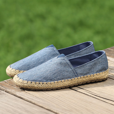 Vasaras espadrilas no džinsa