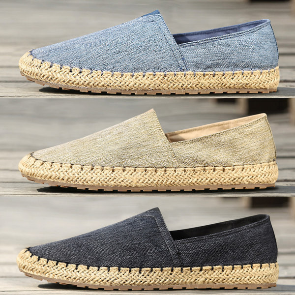 Vasaras espadrilas no džinsa
