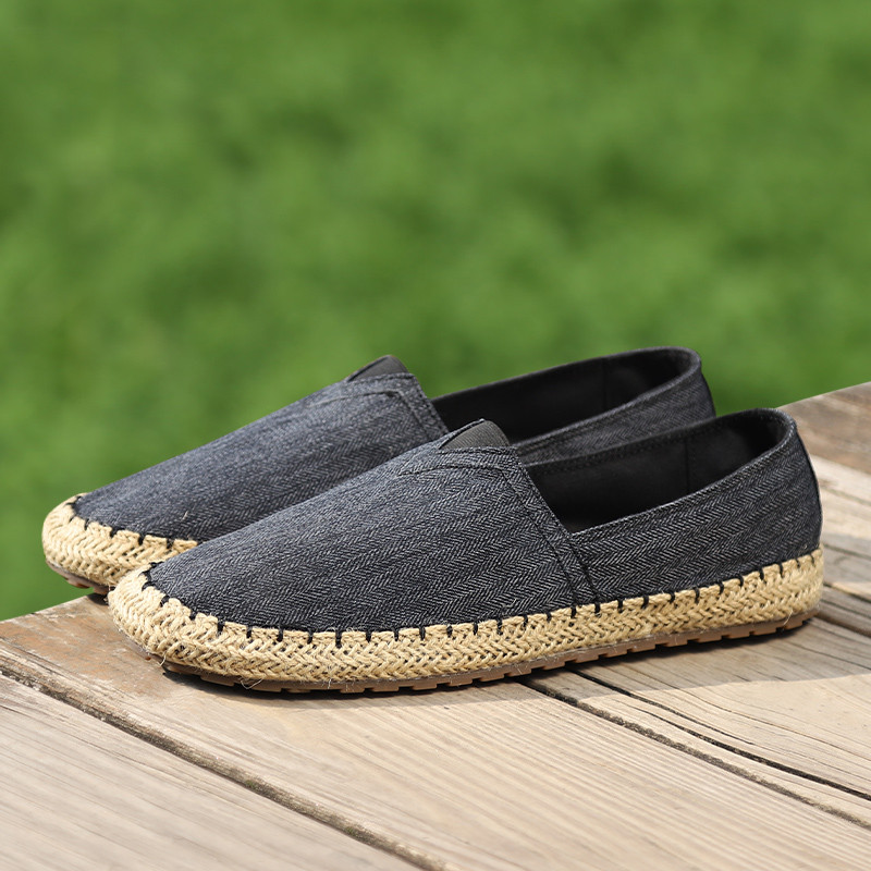 Vasaras espadrilas no džinsa