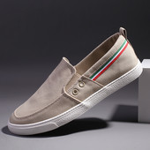 Jauns vīriešu tekstila mokasīnu modelis četrās krāsās