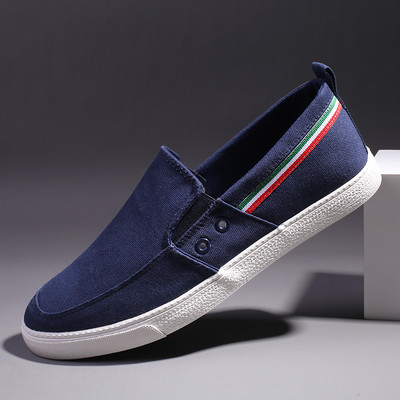 Jauns vīriešu tekstila mokasīnu modelis četrās krāsās