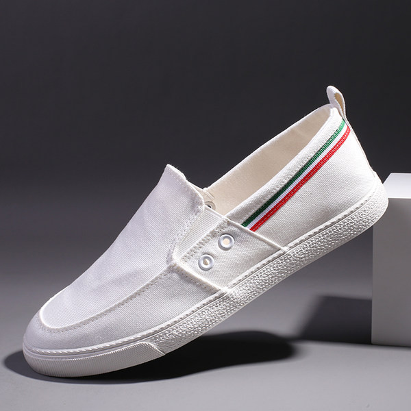 Jauns vīriešu tekstila mokasīnu modelis četrās krāsās