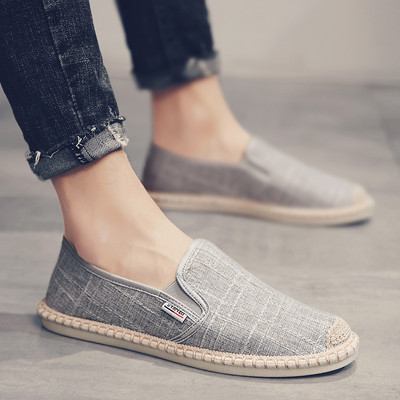 Meeste tekstiilist espadrillid