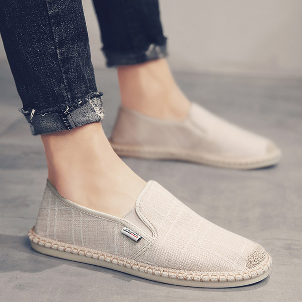 Meeste tekstiilist espadrillid