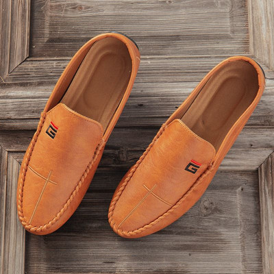 Jauna modeļa pavasara vīriešu mākslīgās ādas mokasīni